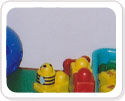 Gross motor - Bowling set and Lego blocks